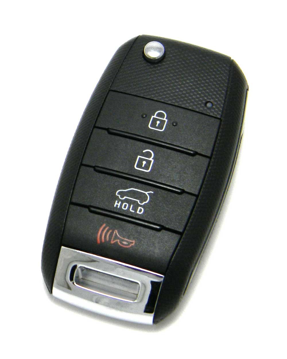 OEM Kia Sorento Keyless Entry Remote Fob Flip Key FCC ID OSLOKA910T - View 2 of 4