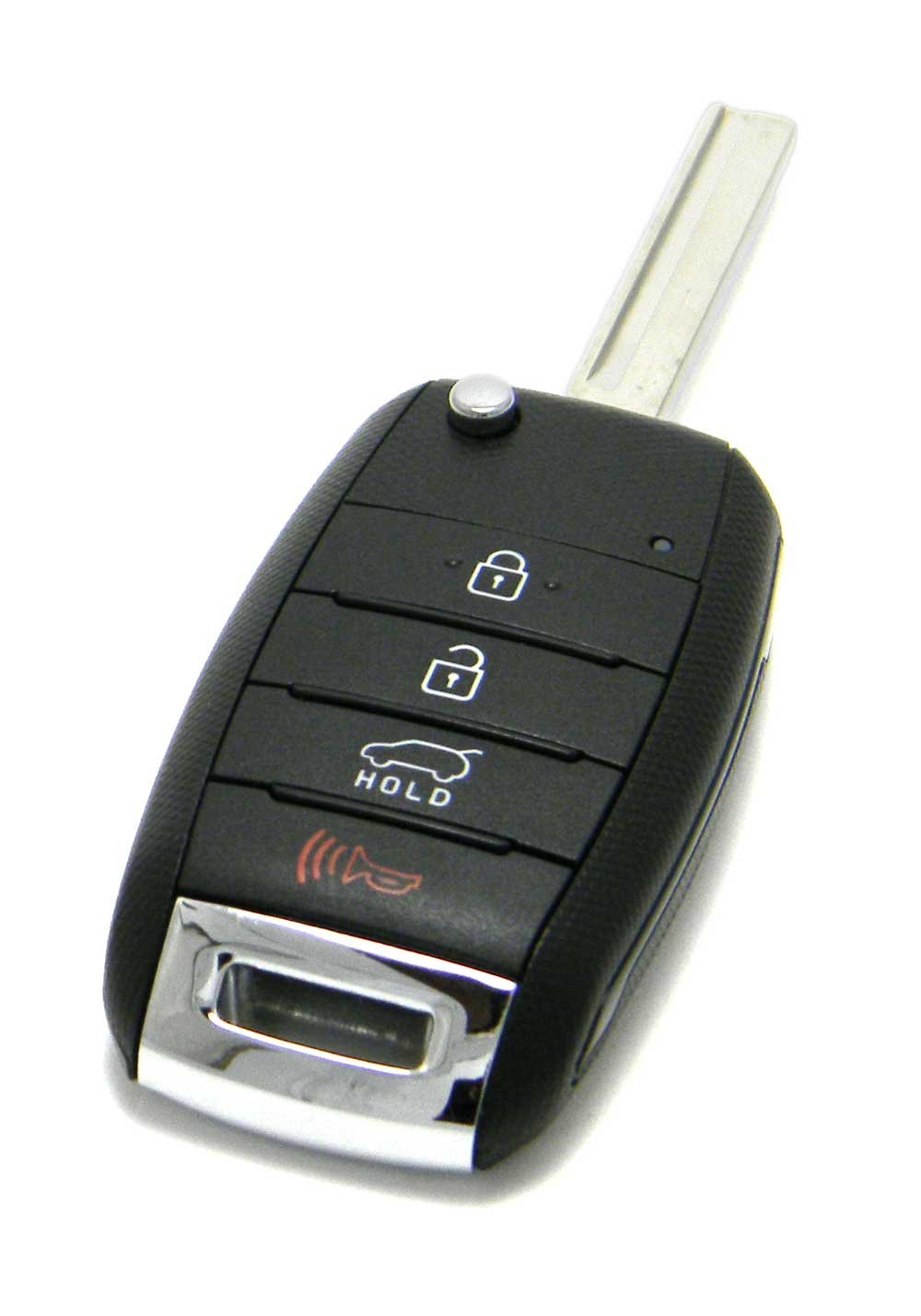OEM Kia Sorento Keyless Entry Remote Fob Flip Key FCC ID OSLOKA910T - View 4 of 4