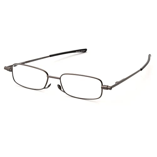 Foster Grant Foster Grant Gavin Fold Flat Micro Reading Glasses for Unisex Comfortable Lightweight Design