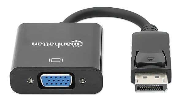 MANHATTAN ICI151962 MANHATTAN 151962 DisplayPort to VGA Converter Cable High Quality Adapter for Clear Video Output - View 4 of 6