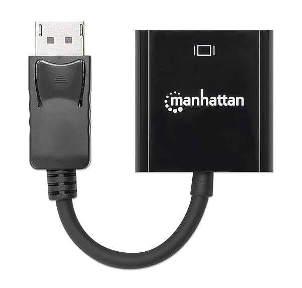 MANHATTAN ICI151962 MANHATTAN 151962 DisplayPort to VGA Converter Cable High Quality Adapter for Clear Video Output - View 5 of 6