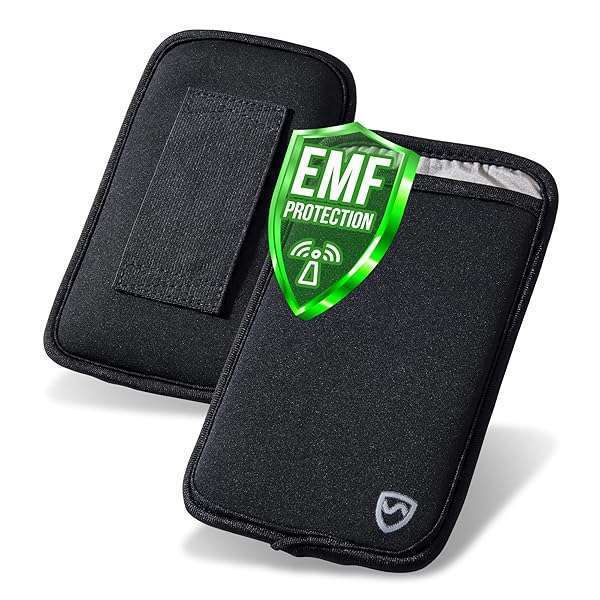SYB Shield Your Body Anti-Radiation Cell Phone Pouch - EMF Blocking Sleeve for Phones Up to 3.25 Inches Wide - View 9 of 10