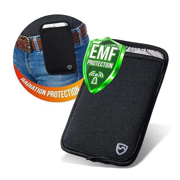 SYB Shield Your Body Anti-Radiation Cell Phone Pouch - EMF Blocking Sleeve for Phones Up to 3.25 Inches Wide - View 10 of 10