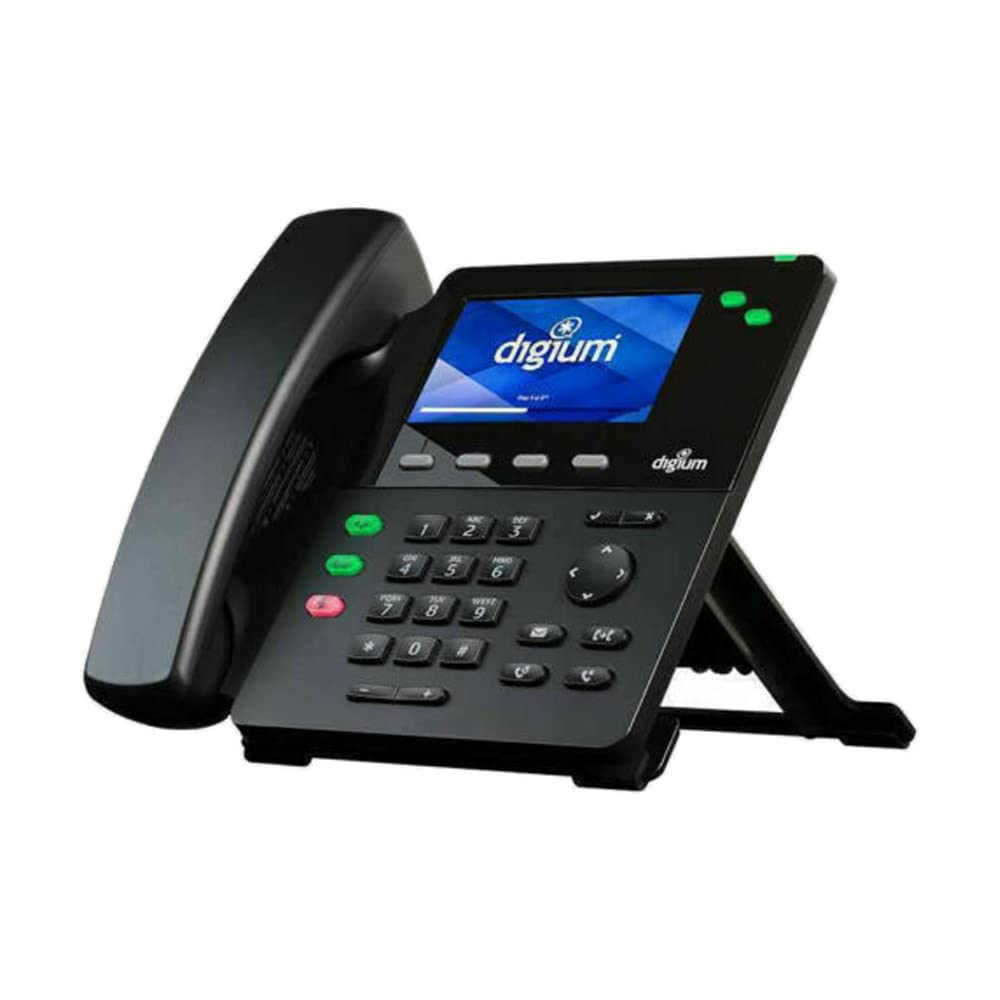 Digium D60 2-Line SIP Phone with HD Voice and 4.3 Inch Color Display for Enhanced Communication