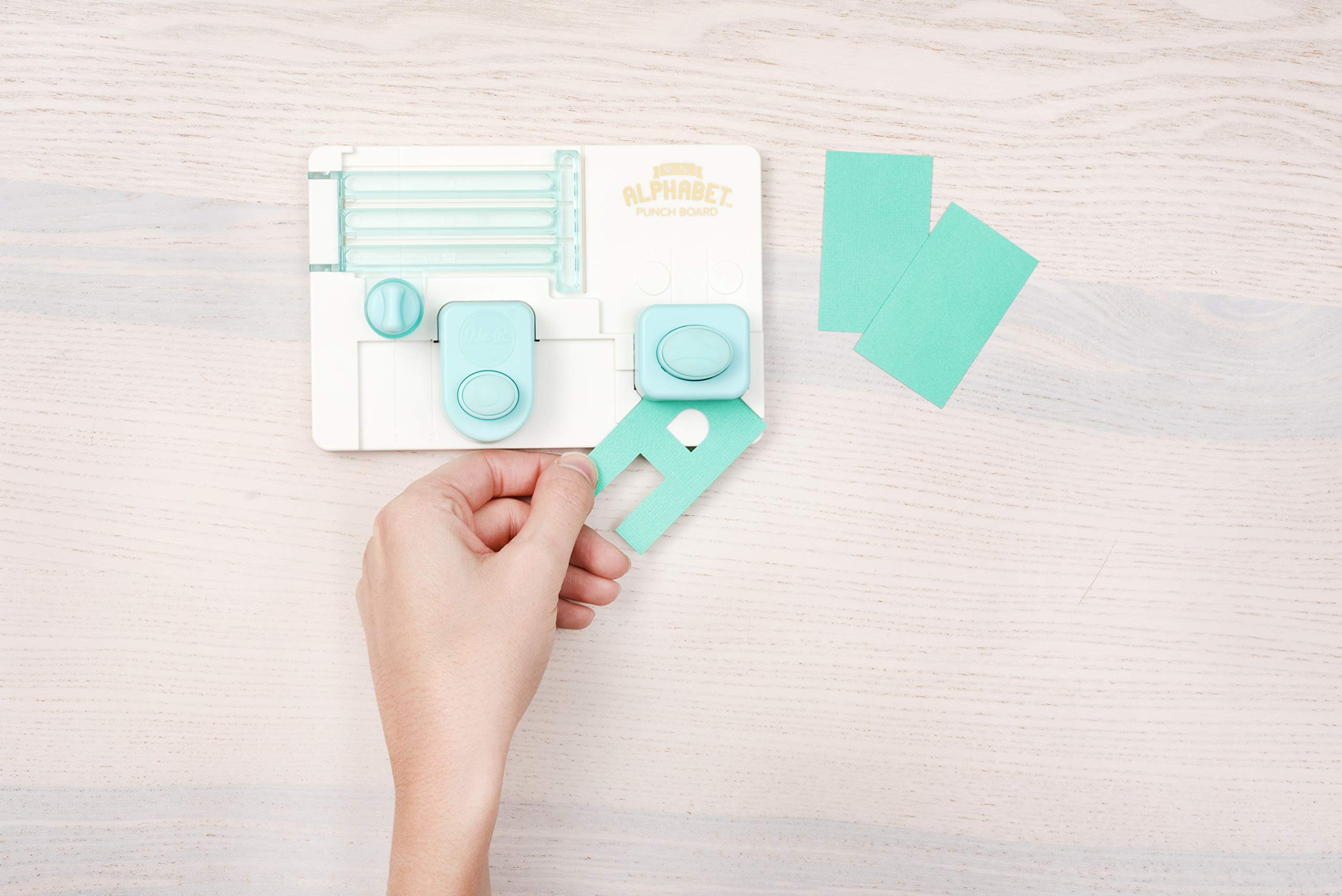We R Memory Keepers Mini Alphabet Punch Board by We R Memory Keepers: Perfect for Card Making & Scrapbooking - View 2 of 5