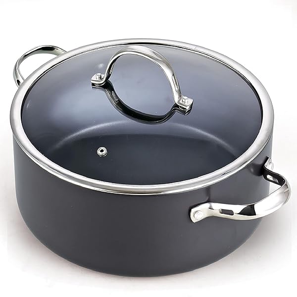 Cooks Standard Buy Cooks Standard 7-Quart Stock Pot Dutch Oven - Nonstick Hard Anodized with Glass Lid