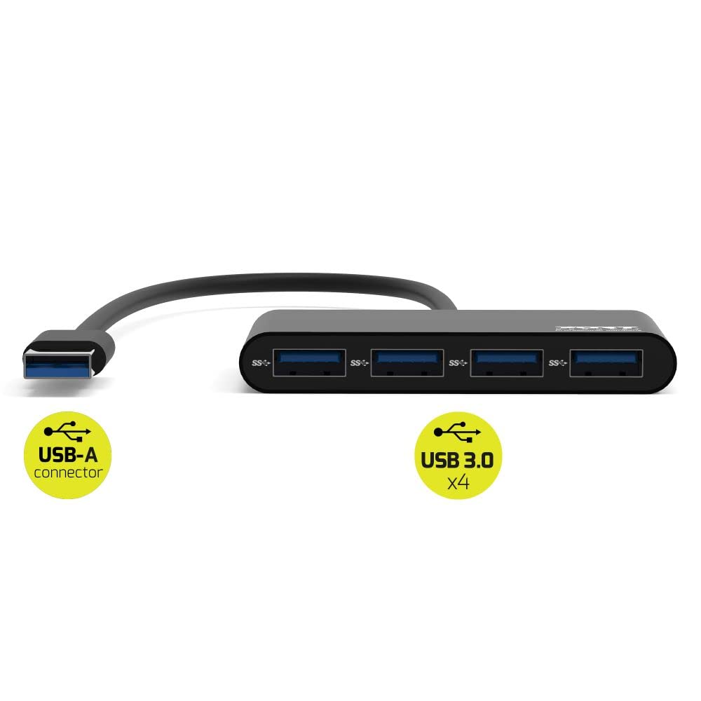 Port Designs PORT DESIGNS 900121 USB HUB 4 Ports 3.0 High Speed Connectivity for Multiple Devices - View 5 of 9
