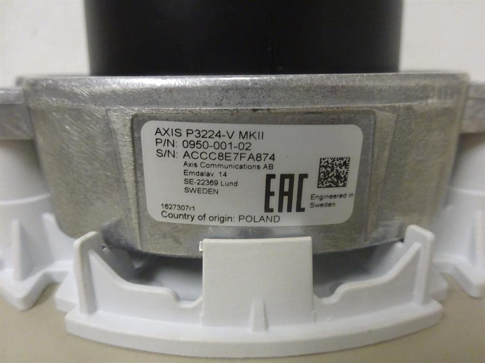 Axis Communications P3224-V MKII 720P Dome High Definition Security Camera for Indoor and Outdoor Use - View 3 of 3