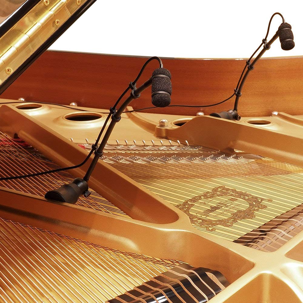 Audio Technica ATM350PL Cardioid Condenser Microphone with Piano Mounting System for Musicians and Performers - View 8 of 9