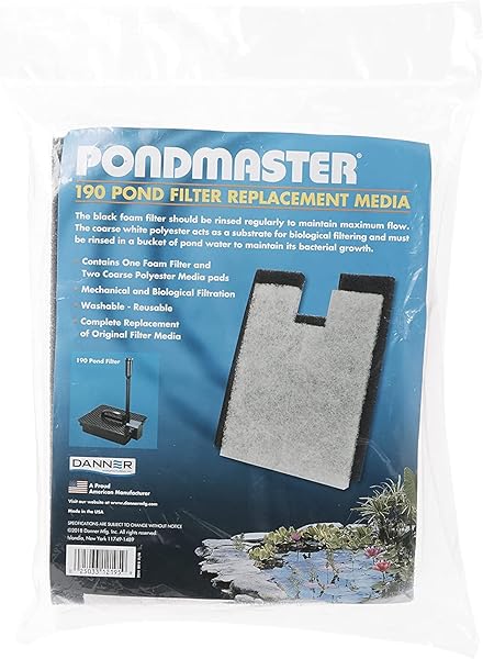 PONDMASTER Danner Pondmaster Coarse Foam Pad Replacement Filters 12195 Set of 3 for Efficient Pond Filtration - View 4 of 4