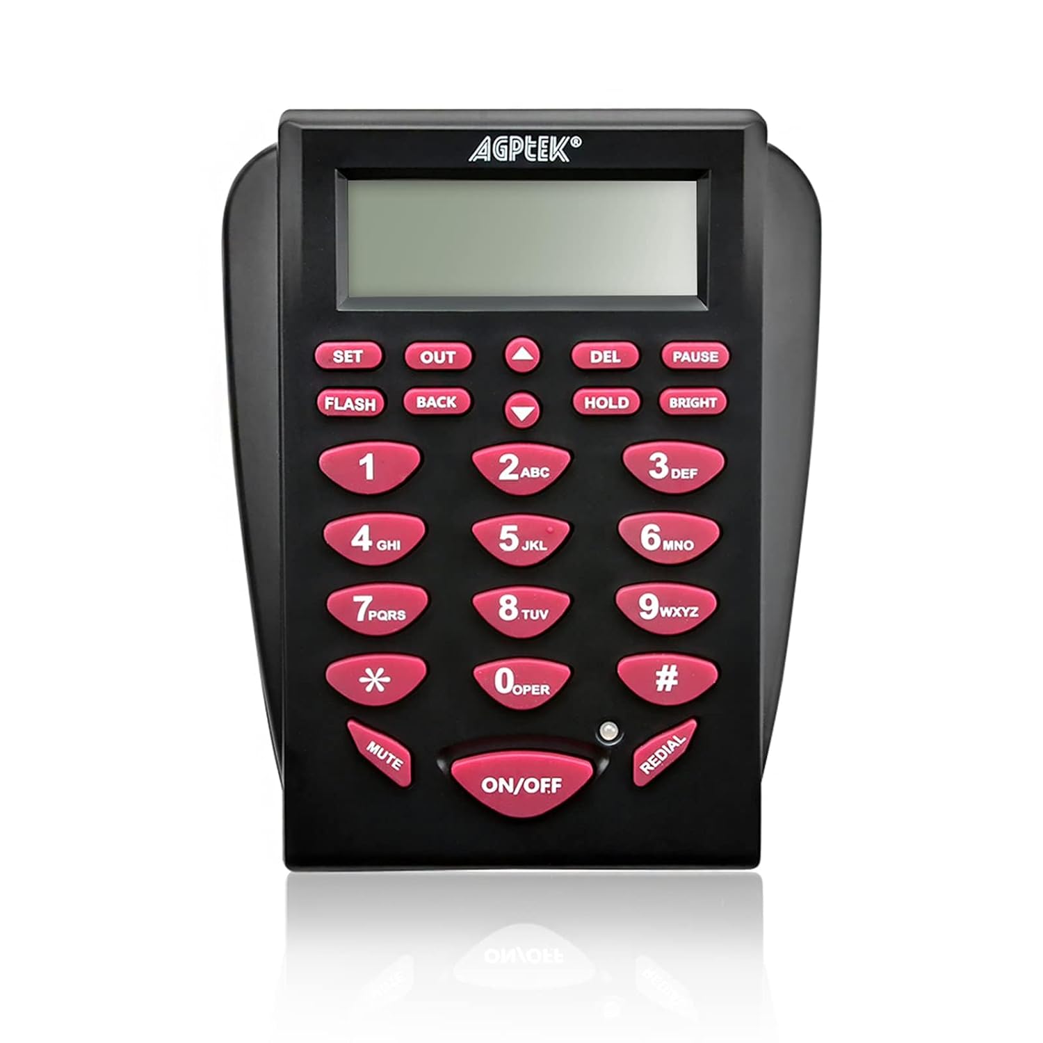 AGPTEK AGPtEK Upgraded Call Center Phone with Binaural Headset and Dialpad for Office Use with Noise Cancellation Features - View 9 of 9