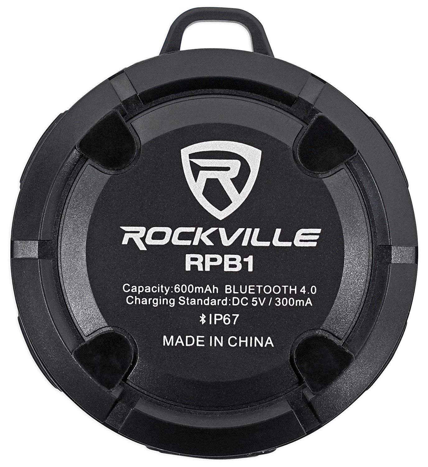 Rockville RPB1 10W Waterproof Portable Handheld Bluetooth Speaker for Outdoor Use - View 7 of 9