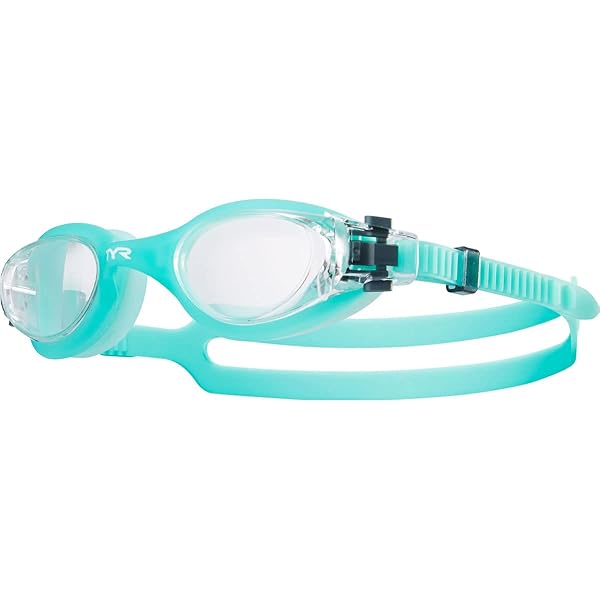 TYR TYR Vesi Femme Goggles - Clear/Mint, One Size | Perfect for Swimming & Training