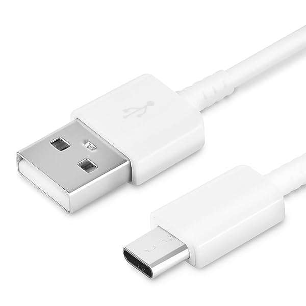 Samsung USB-C to USB-A Cable - Fast Charging & Data Transfer for Laptops - White