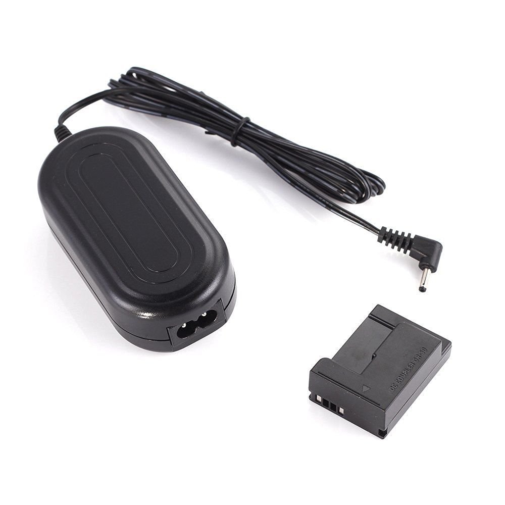 Snnisttek Coolbuy112 Camera AC Power Adapter and DC Coupler Cable Kit for Canon PowerShot G10 G11 G12 SX30 NB-7L Replacement ACK-DC50 - View 2 of 4