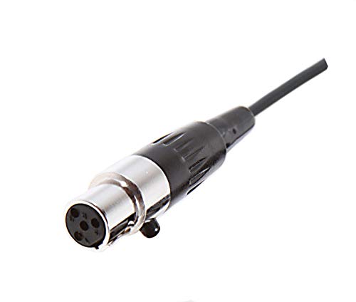 MS Telecom Lavalier Lapel Microphone with 4 Pin Mini XLR TA4F Connector for Shure Wireless Systems - View 3 of 5