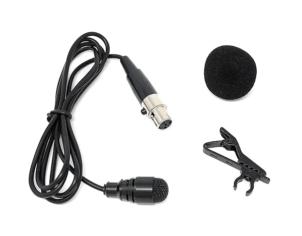MS Telecom Lavalier Lapel Microphone with 4 Pin Mini XLR TA4F Connector for Shure Wireless Systems - View 5 of 5