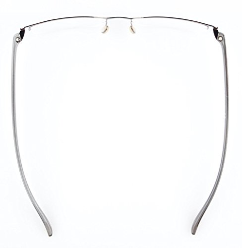 Eyekepper Eyekepper Half-rim Reading Glasses for Men Metal Frame Gunmetal +3.00 3 Pairs - View 5 of 8