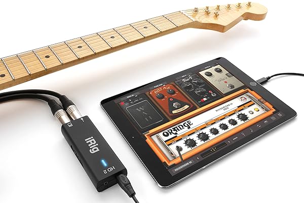 IK Multimedia IK Multimedia iRig HD 2: High-Quality Guitar Audio Interface for iPhone, iPad, Mac & PC - 24-Bit, 96 kHz Recording - View 4 of 10