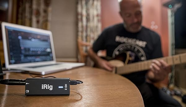 IK Multimedia IK Multimedia iRig HD 2: High-Quality Guitar Audio Interface for iPhone, iPad, Mac & PC - 24-Bit, 96 kHz Recording - View 10 of 10