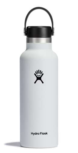 Hydro Flask Hydro Flask Standard Flex Cap White 18 Oz - Durable, Stylish & Perfect for Hydration on the Go!