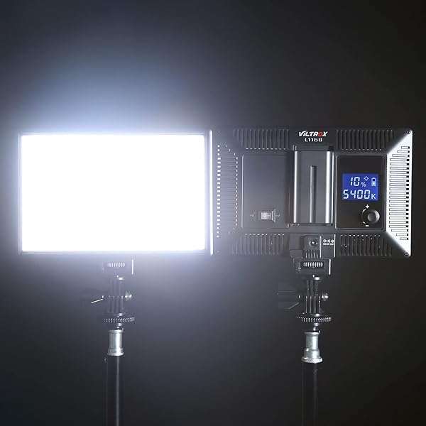 VILTROX VILTROX L116T LED Light Panel: Dimmable Bi-Color 3300K-5600K with LCD Control - Perfect for Video & Photography - View 3 of 7