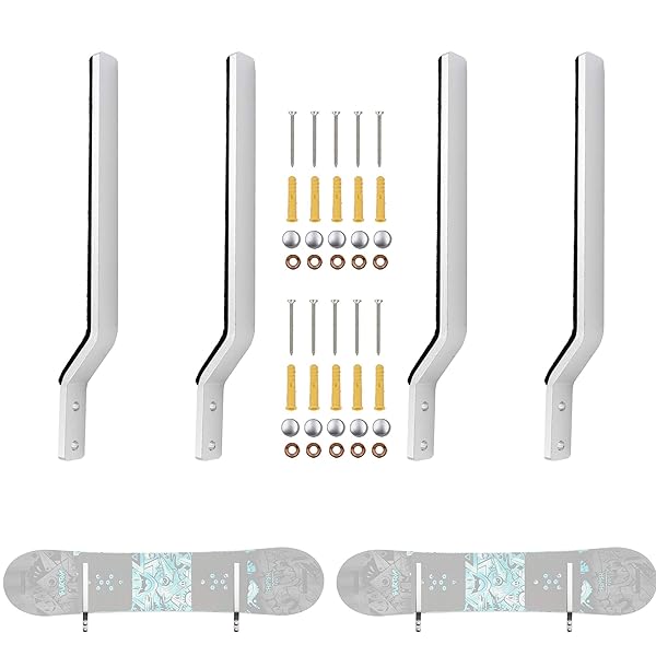 YYST YYST Snowboard Storage Rack - Wall Mount Holder for 2 Boards with Hardware Included