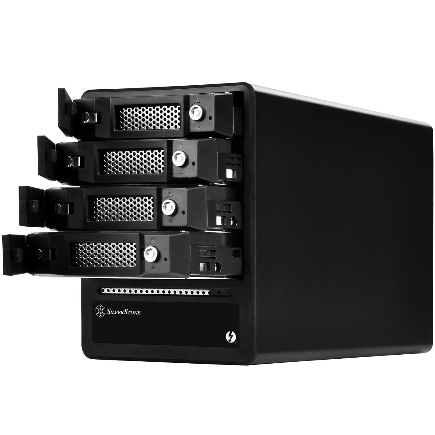 SilverStone SilverStone Technology TS433-TB Thunderbolt 2 Hot-Swap RAID Hard Drive for 4 2.5 or 3.5 Inch Drives - View 5 of 8