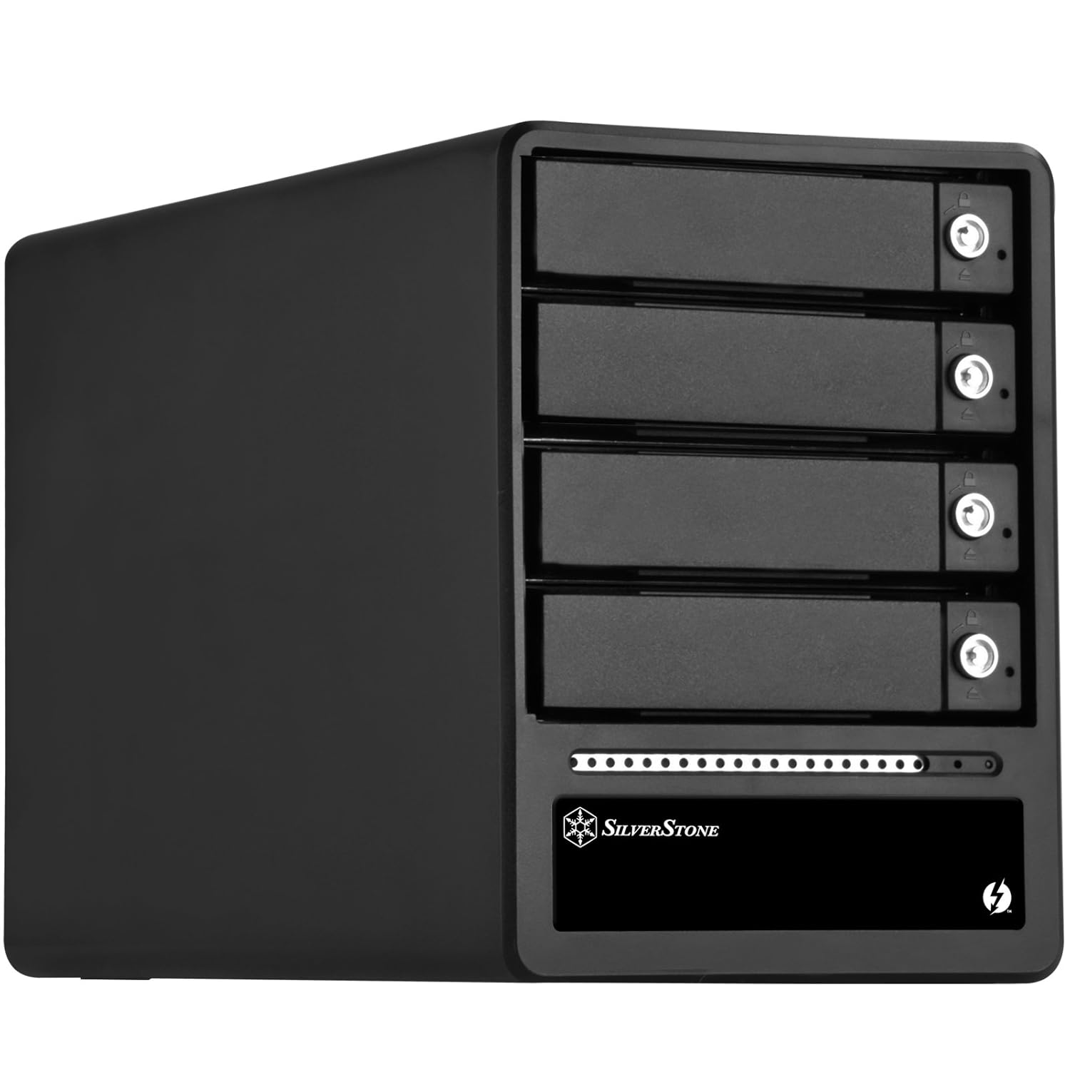 SilverStone Technology TS433-TB Thunderbolt 2 Hot-Swap RAID Hard Drive for 4 2.5 or 3.5 Inch Drives