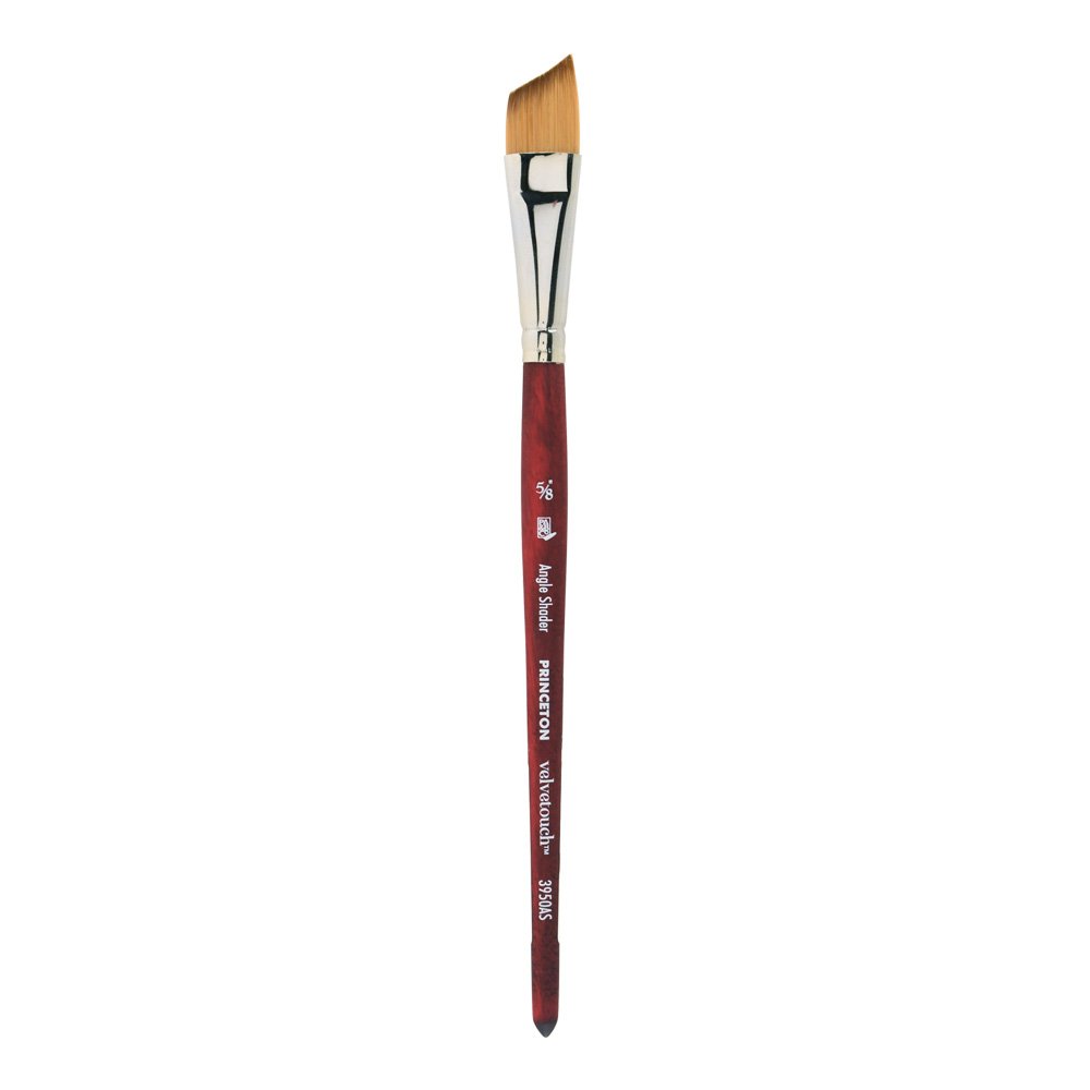 Princeton Princeton Velvetouch Artiste Mixed-Media Brush Size 8 for Acrylic Watercolor and Oil Series 3950 Filbert Luxury Synthetic - View 8 of 9
