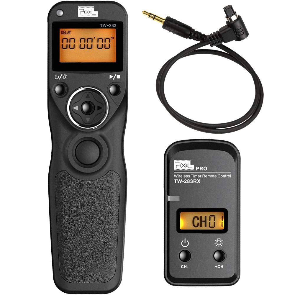 PIXEL PIXEL TW-283N3 Wireless Shutter Remote Release for Canon 5D Mark III IV 6D 7D Mark II 50D 40D 30D D60 D30 1DX MARKII