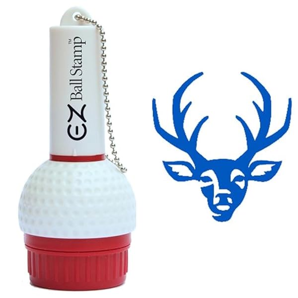 ProMarking EZBallStamp Golf Ball Stamp Blue Deer for Personalized Golf Balls Perfect Gift for Golfers