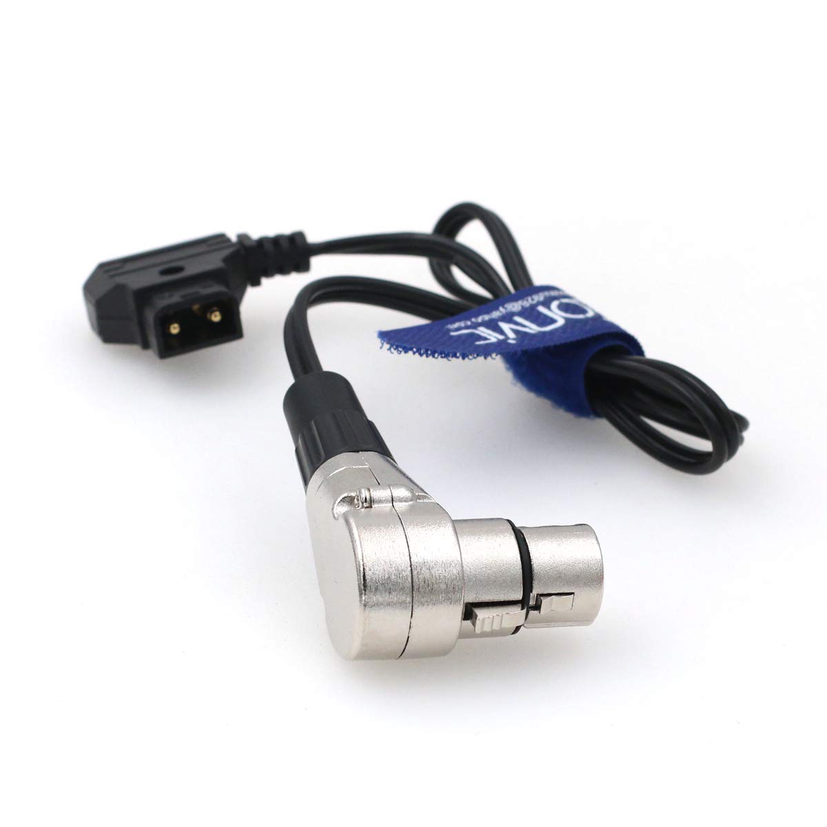 Eonvic Eonvic D-Tap Male to 4 Pin XLR Female Right Angle Adapter Power Cable for DSLR Camcorder Straight Cable - View 3 of 3