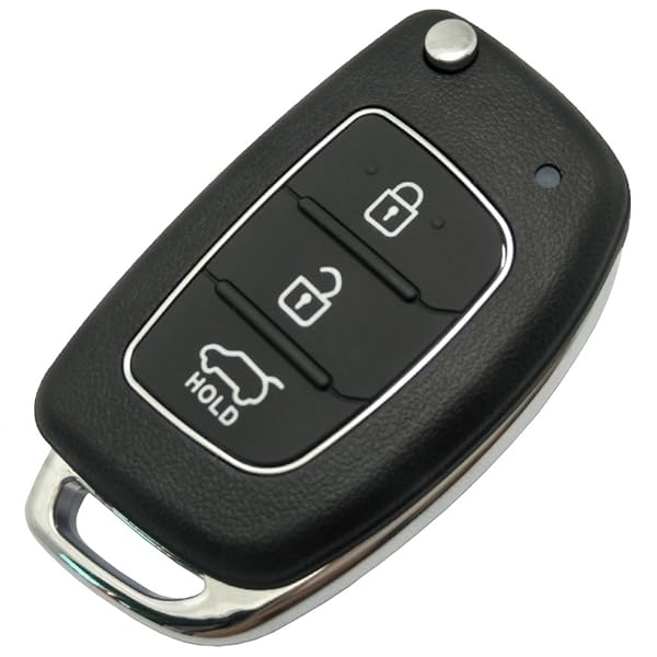 Horande Replacement Key Fob Cover for Hyundai Sonata & Santa Fe - Durable Keyless Entry Shell