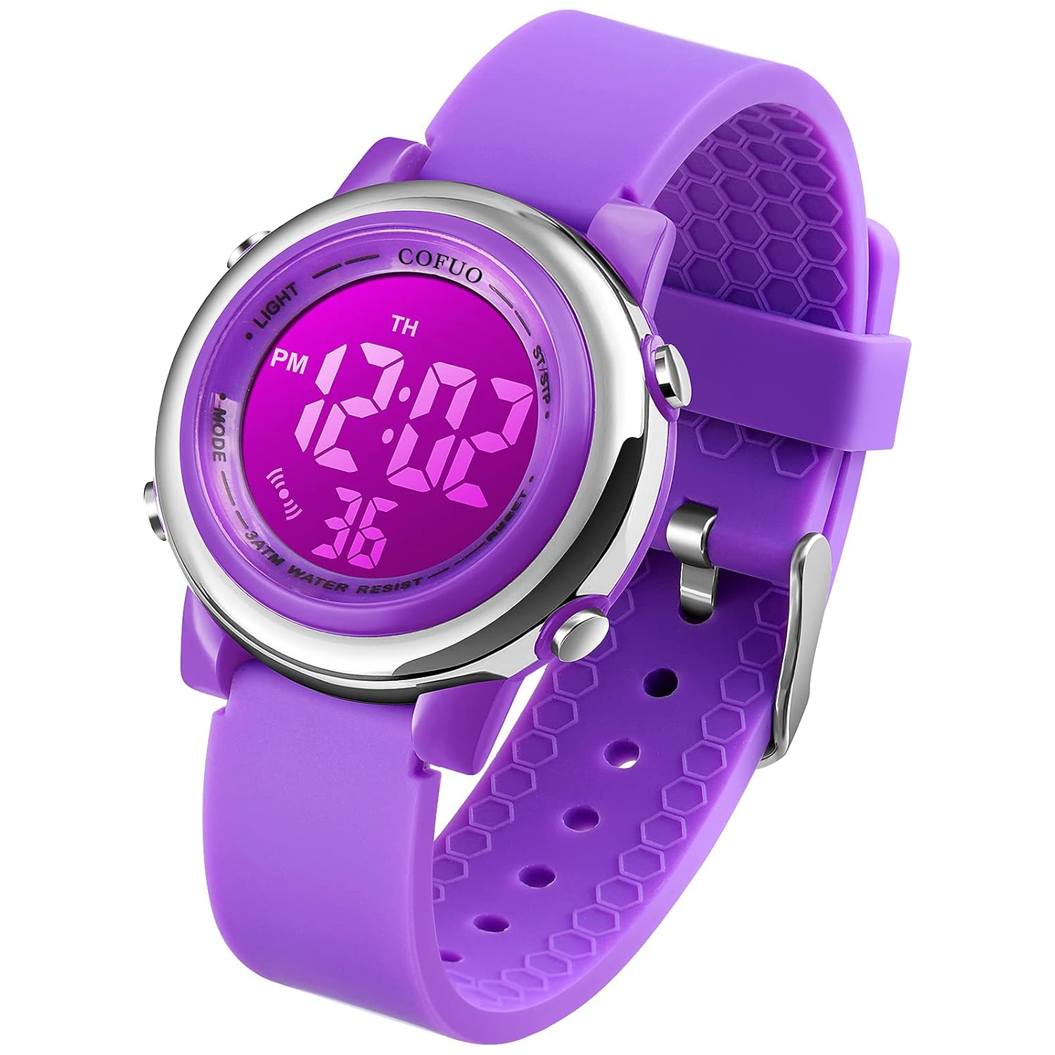 cofuo Cofuo Kids Digital Sport Waterproof Watch for Girls and Boys with LED Alarm Stopwatch Perfect for Outdoor Activities