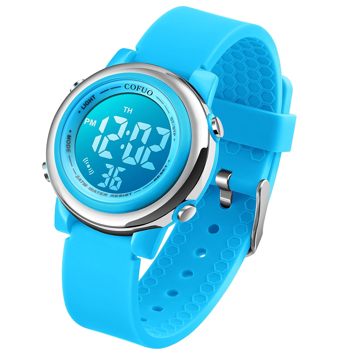cofuo Cofuo Kids Digital Sport Waterproof Watch for Girls and Boys with LED Alarm Stopwatch Perfect for Outdoor Activities