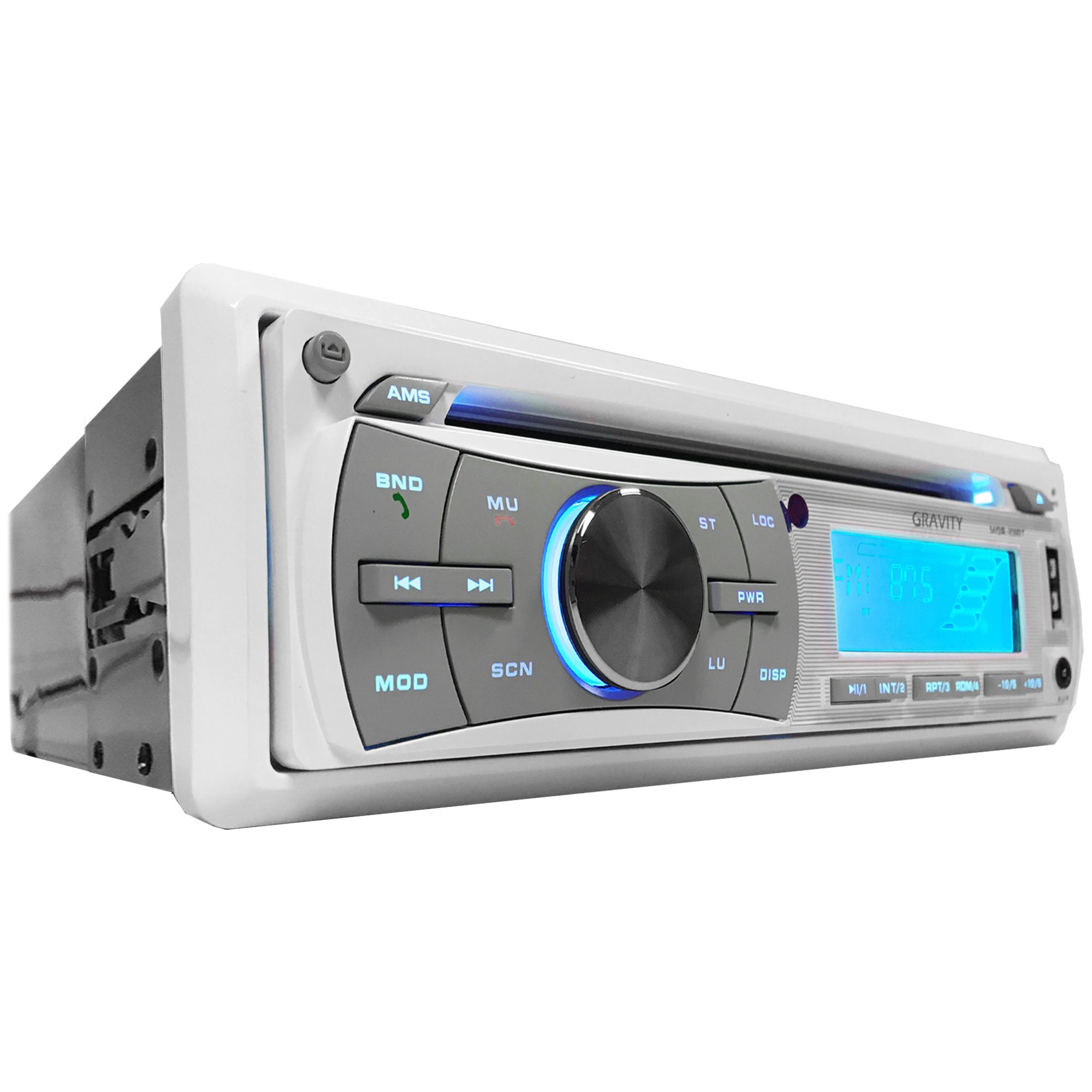 Gravity MGR-208BT 300W Marine Boat Receiver Bluetooth CD SD USB Aux FM MP3 Player for Yachts and Boats - View 3 of 5