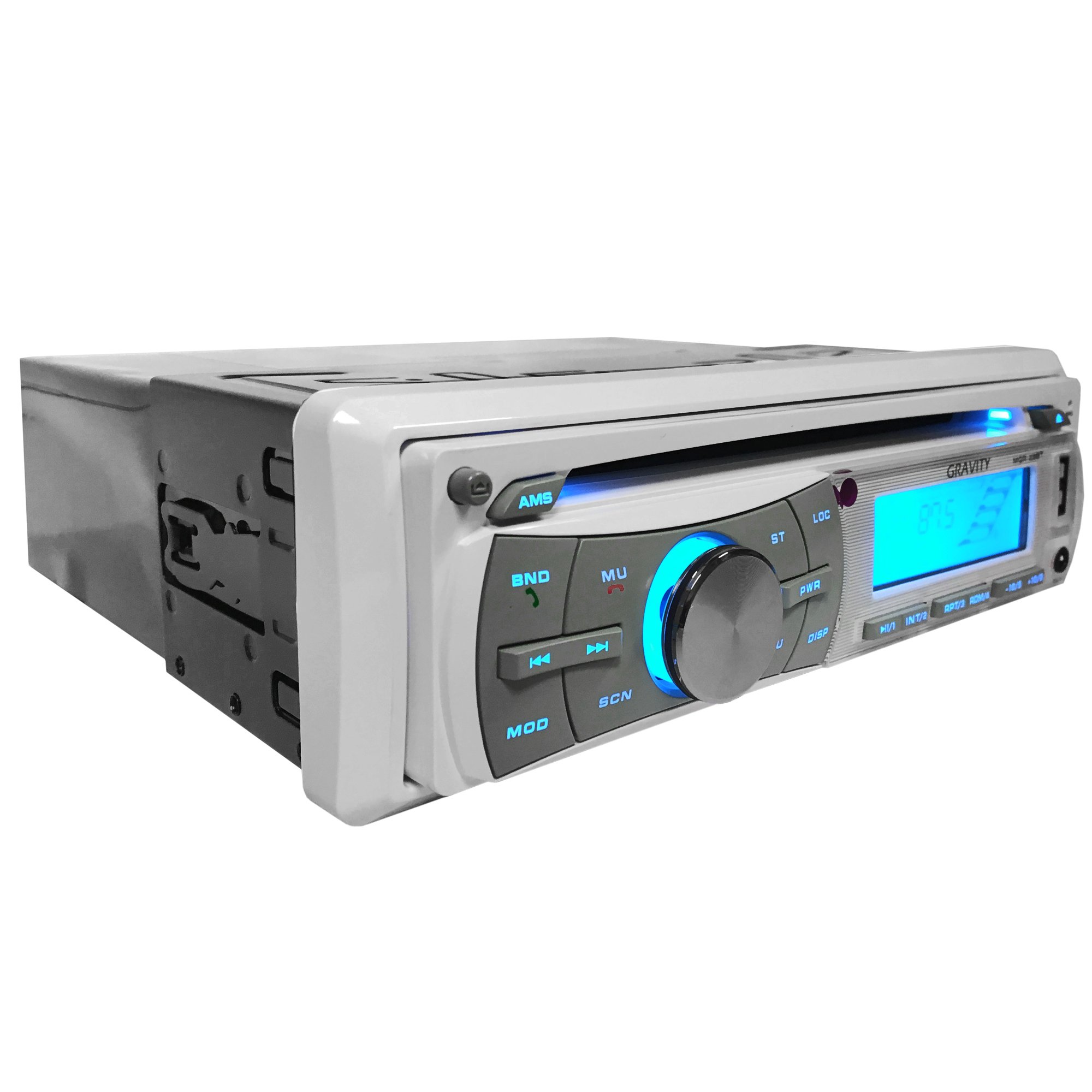 Gravity MGR-208BT 300W Marine Boat Receiver Bluetooth CD SD USB Aux FM MP3 Player for Yachts and Boats - View 4 of 5