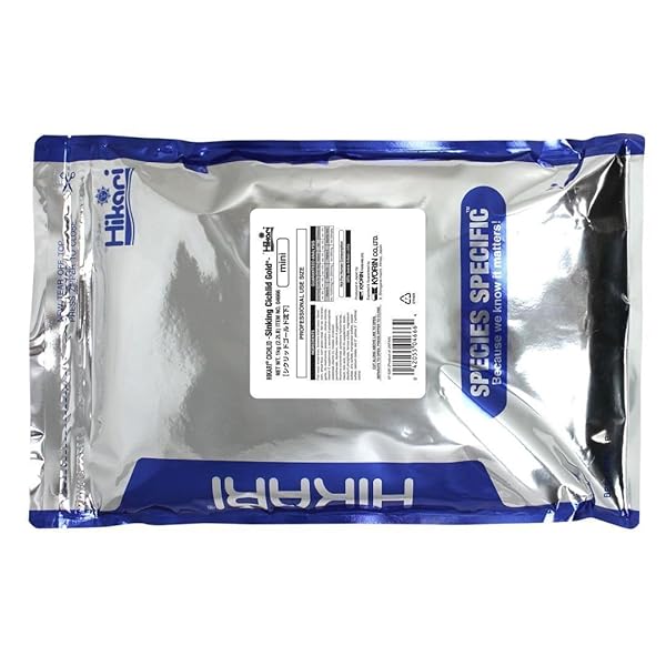 Hikari Hikari Sinking Cichlid Gold Pellets 2 Pack Mini 2.2 Pound Bags Total 4.4 Pounds for Pets - View 3 of 3