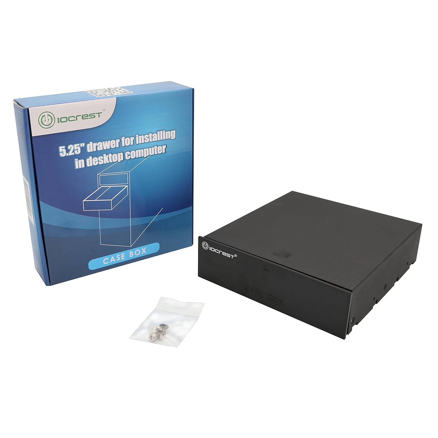 IO CREST Syba I O Crest Blank Tray Storage Box Drawer for 5.25 Bay Drive SY ACC65085 - View 7 of 7