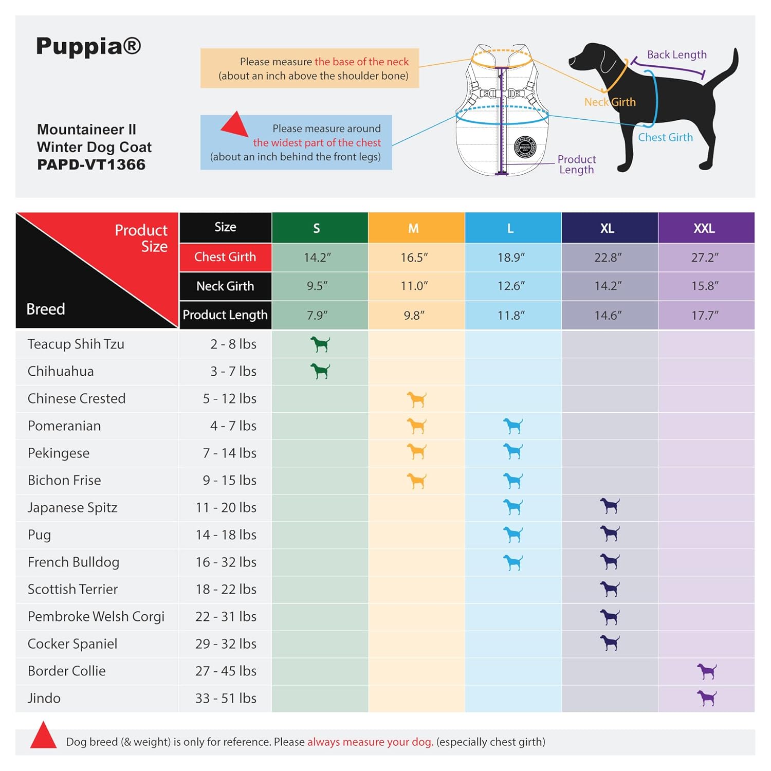 Puppia Puppia Mountaineer Winter Dog Coat with Harness Waterproof Warm Fleece for Small Medium Dogs Orange Large - View 6 of 7