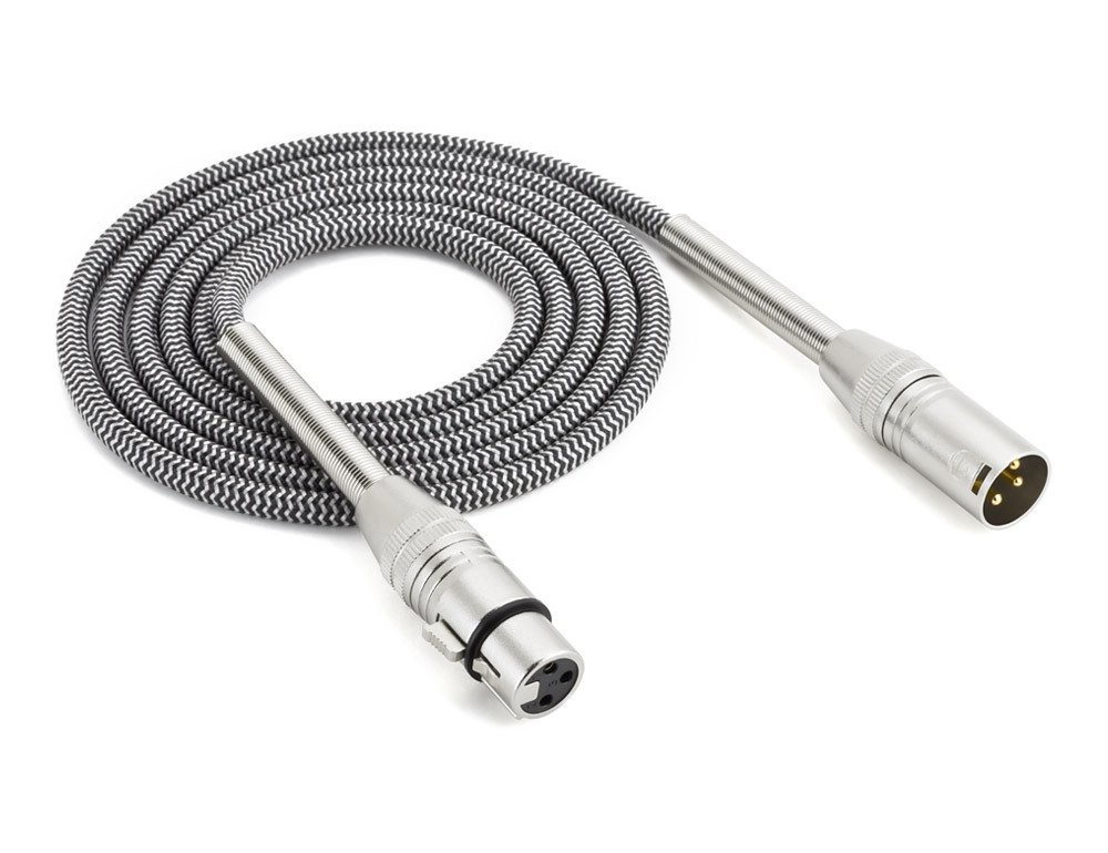 Sewell Sewell Premium XLR Microphone Patch Cable 50ft Pure Copper OFC 24k Gold Plated Flexible Silverback SW-32835-50