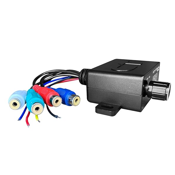 CT Sounds CT Sounds Universal Bass Knob with Digital Voltmeter Blue LED Display Remote Gain Control Durable Pushable ON Off for Amp - View 2 of 7