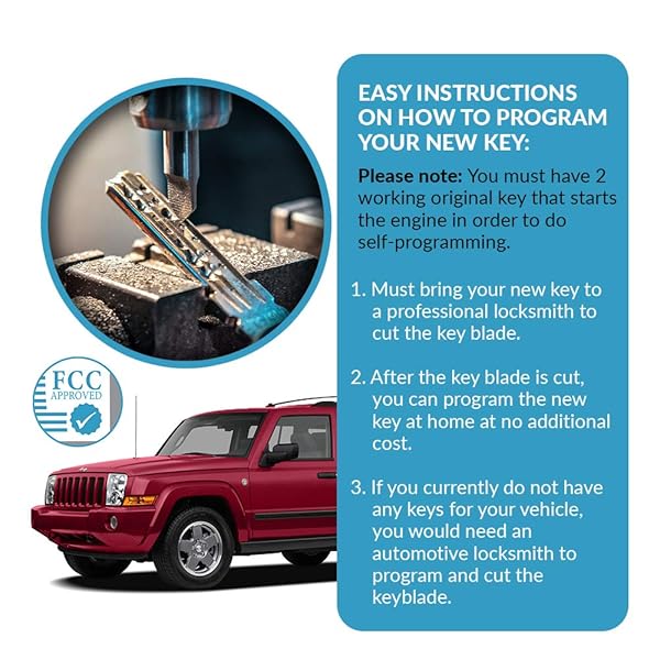 Keyless2Go Keyless2Go Keyless Remote Head Key Fob 4 Button Compatible with KOBDT04A OHT692427AA 1 Pack - View 6 of 7