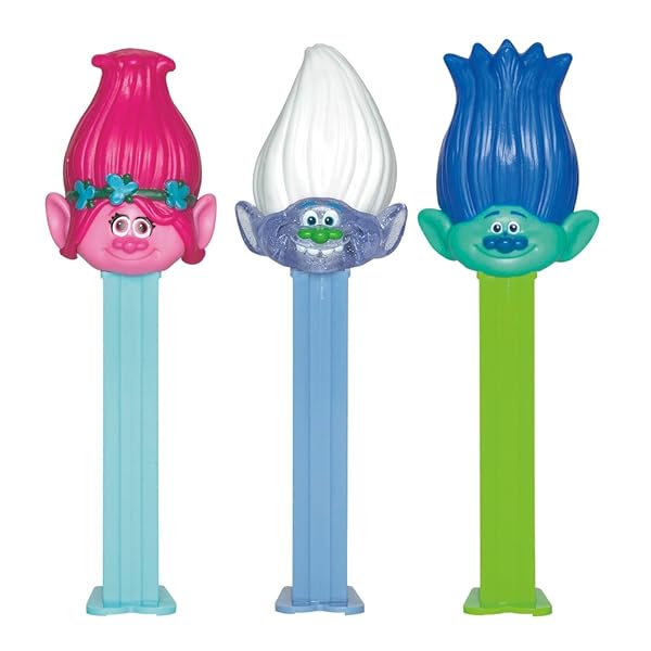 PEZ Buy Pez Trolls Dispenser & Candy Set - Fun Collectible Treats for All Ages!