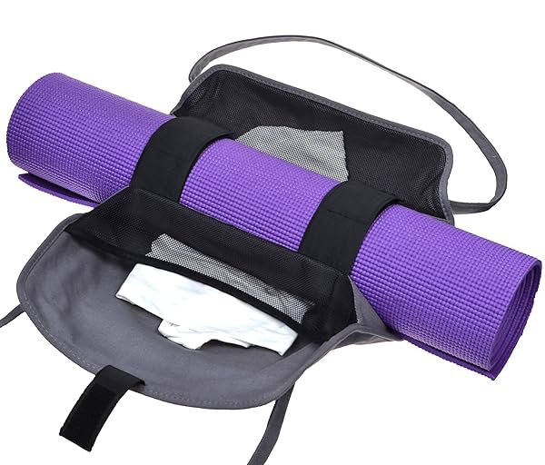 Cosmos Cosmos Yoga Mat Carrying Bag with Shoulder Strap and Storage Pockets for Easy Transport and Organization - View 4 of 7