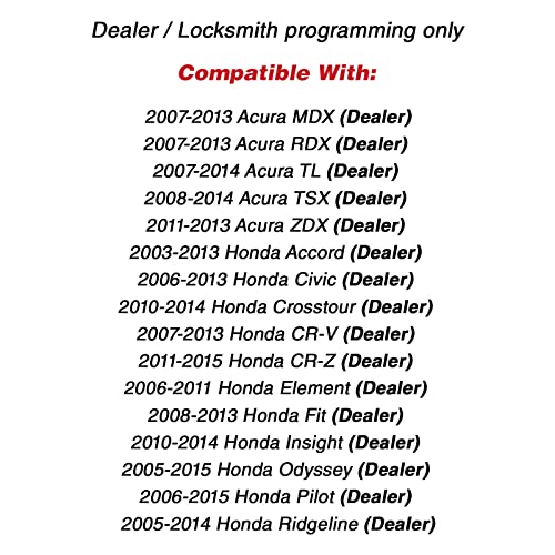KeylessOption KeylessOption Keyless Entry Car Remote Fob and Uncut Ignition Transponder Key Replacement for OUCG8D-399H-A - View 8 of 10