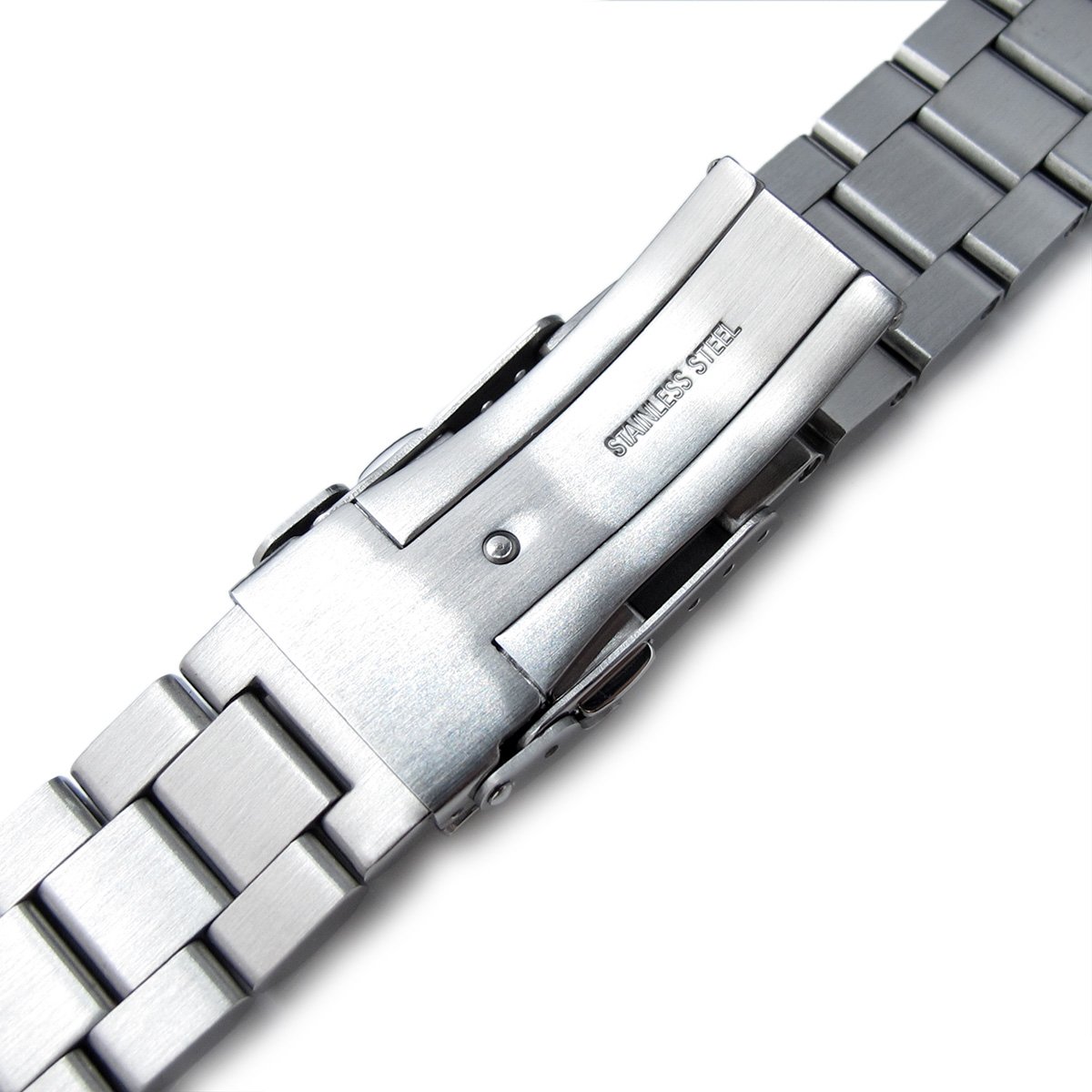 MiLTAT 22mm Watch Band for Seiko SKX007 SKX009 SKX011 Hexad Solid Screw Links SEL - View 6 of 6