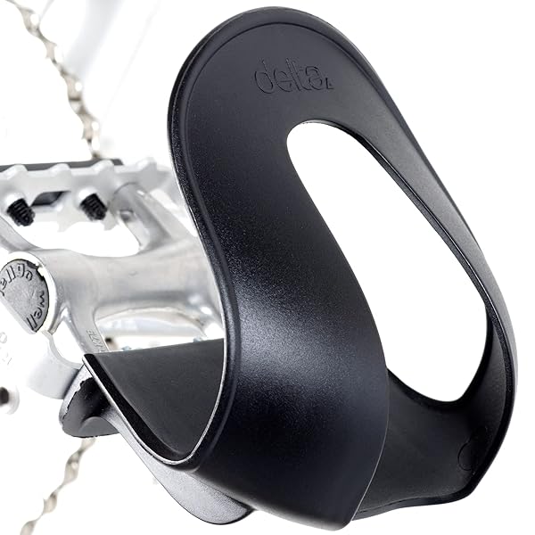 Delta Delta Cycle Foot Fenders: Durable Toe Clips & Pedal Straps for Mountain Bikes & Cruisers - Comfort & Convenience