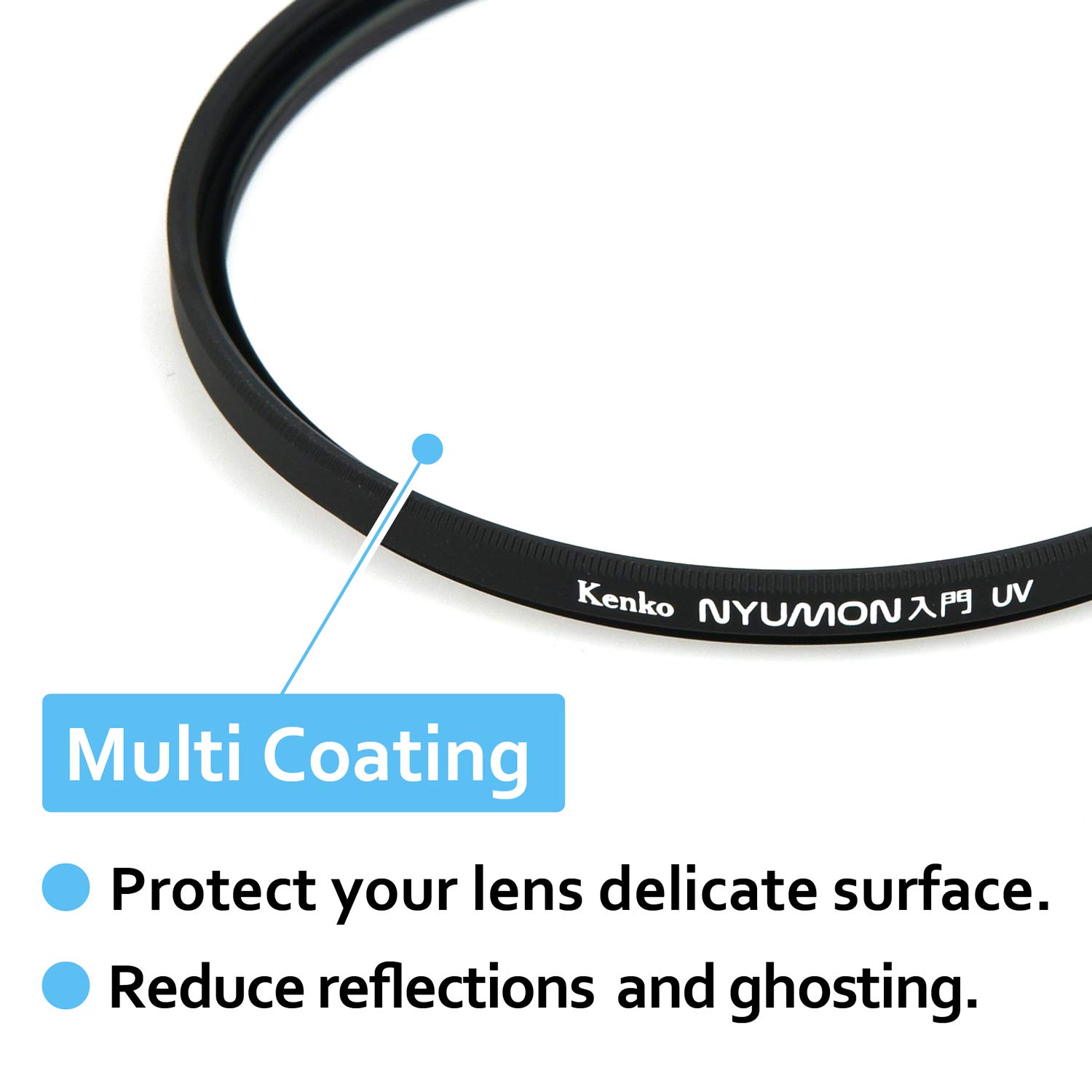 Kenko 227249 Slim Ring 72mm Nyumon UV Multi Coated Filter Compact Black for Superior Lens Protection - View 5 of 9